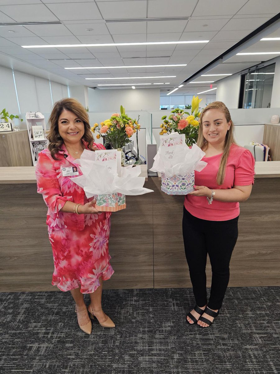 Shoutout to these two amazing ladies, <a href="/SAriasCFISD/">Stacy Arias</a> and <a href="/terryortiz01/">Terry Lopez Ortiz</a>, on Administrative Professionals Day! Your hard work and dedication make the #CFISDcommsquad shine. Thank you for all that you do! #CFISDspirit