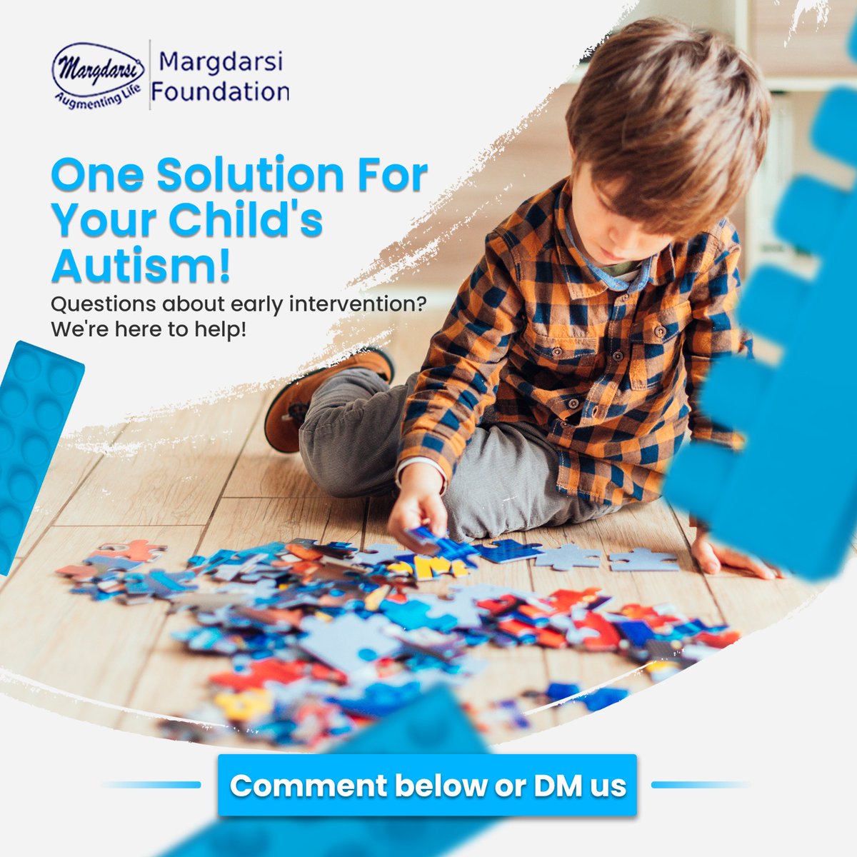 There's No 'One Solution' for Autism, But Margdarsi Foundation Can Help You Find the Perfect Path! Don't let uncertainty hold you back! Comment below with your questions or send us a DM. Our dedicated team is here to provide personalized guidance and support.