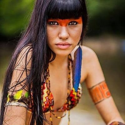 Brazilian woman native beauty