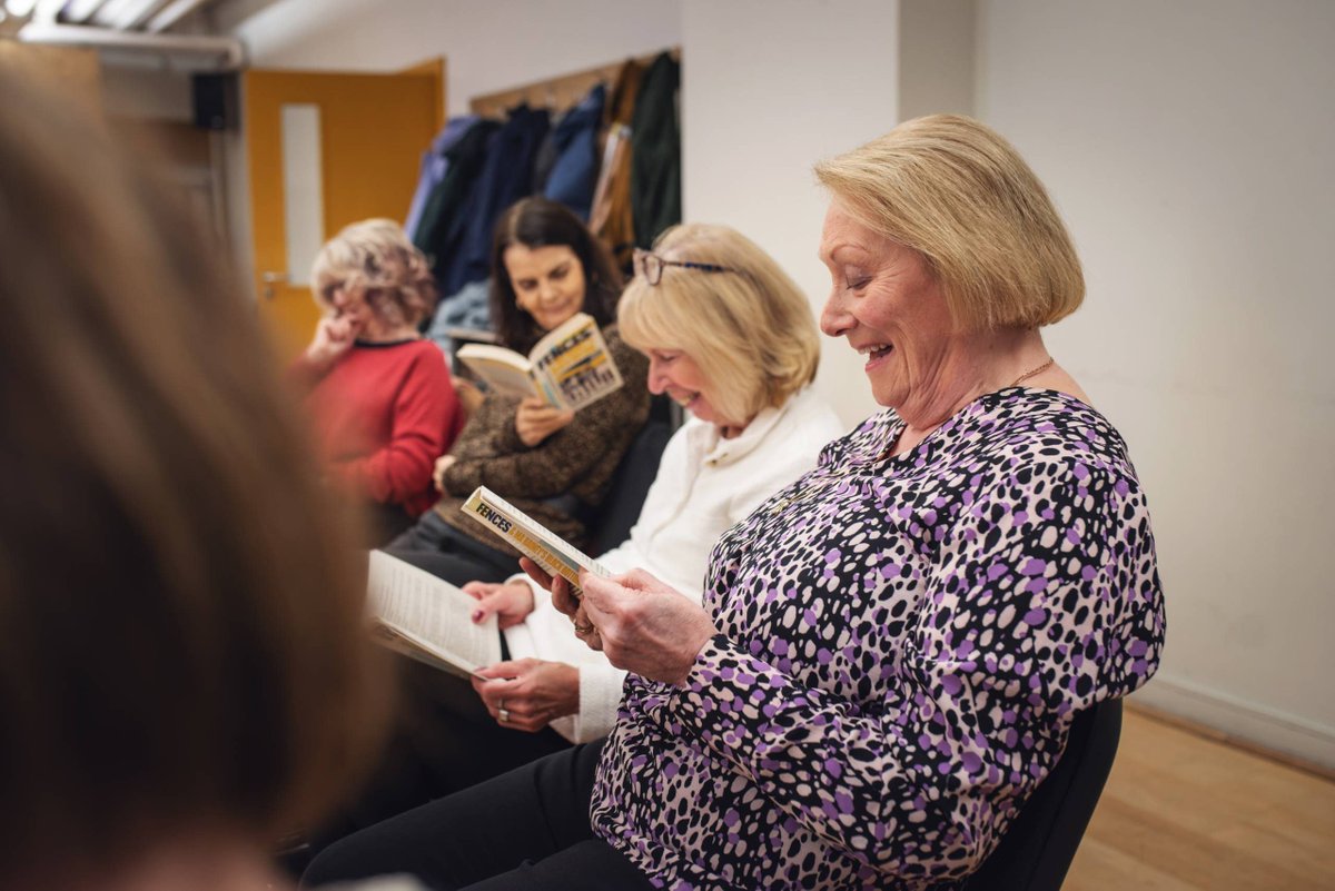 Brilliant to be back for another term of Off The Page - our play reading group for older adults 📖 The summer term is underway and we've been discussing the characters and themes of Pulitzer prize winning play, Fences by August Wilson📚