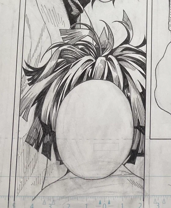 この髪の描き方お気に入り!! 