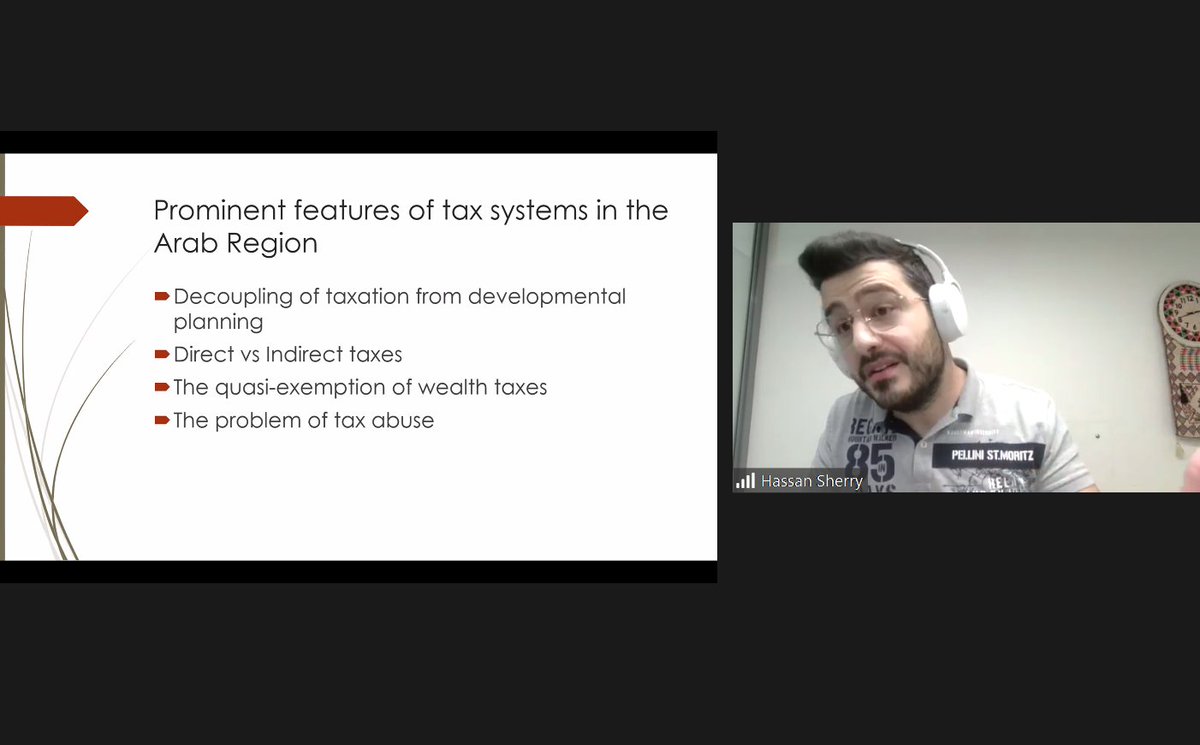 Very interesting presentation by @hassansherry89  @ArabNGONetwork on social justice and the tax systems in the Arab region, and how it relates to the right to education and the need for a #UNTaxConvention