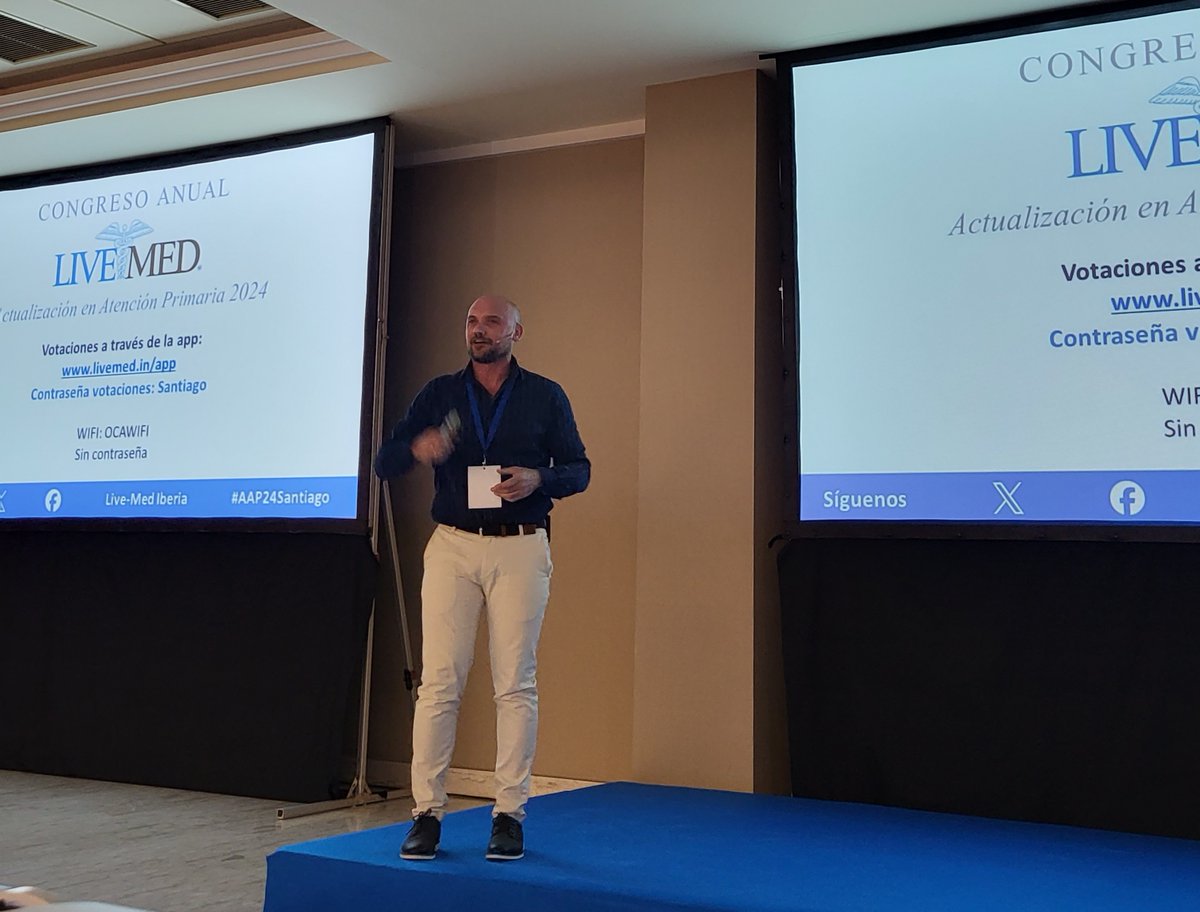 #AAP24Santiago🌟“ Debemos abordar la #EPOC de manera holística, integral, con valentía, determinación y con todas las recomendaciones iniciales necesarias, sin olvidar nunca las comorbilidades asociadas.” 👨‍⚕️Dr. Martín Sebastián Pessacg Lemes <a href="/martinp1983/">Martin Sebastian Pessacg Lemes</a>
<a href="/SEMERGENap/">SEMERGEN | Médicos de AP</a>