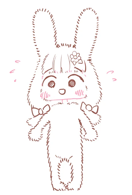毛がフサフサになってしまって恥ずかしがるうちの子 