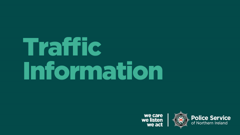 Due to a report of a substance located at premises, the Carolan Road area of Belfast has been closed this afternoon (Wednesday 24th April) for the attendance of emergency service colleagues. Motorists advised to avoid the area and seek alternative main routes for their journey.
