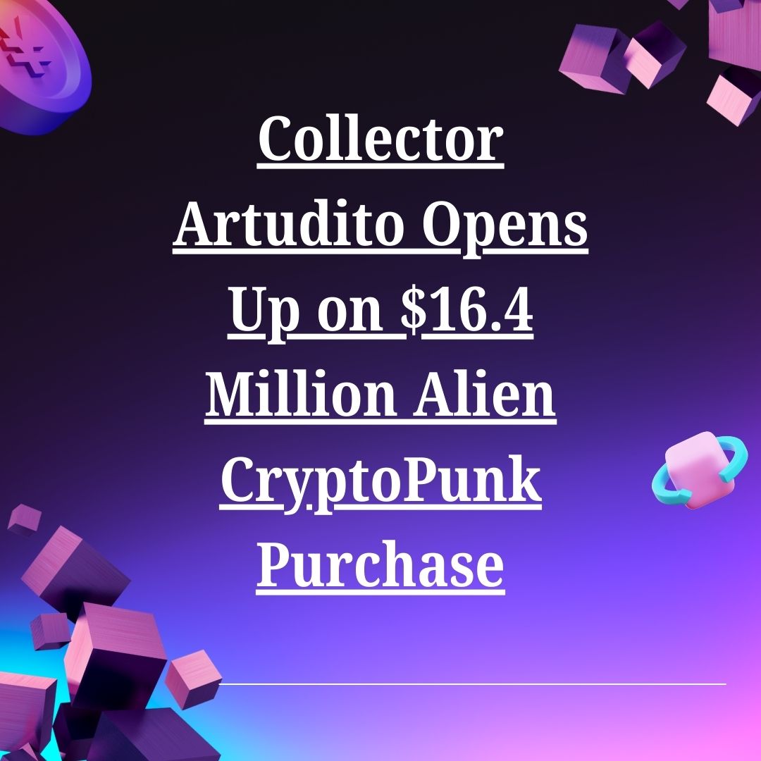 Inside the mind of a crypto art connoisseur: Artudito's $16.4 million leap into the CryptoPunk universe.#CryptoPunkMania #DigitalCollectibles #ArtInvestment #NFTCommunity #CryptoCulture #BlockchainArt #CryptoWhales #DigitalMasterpieces #CryptoTrends #artmarket