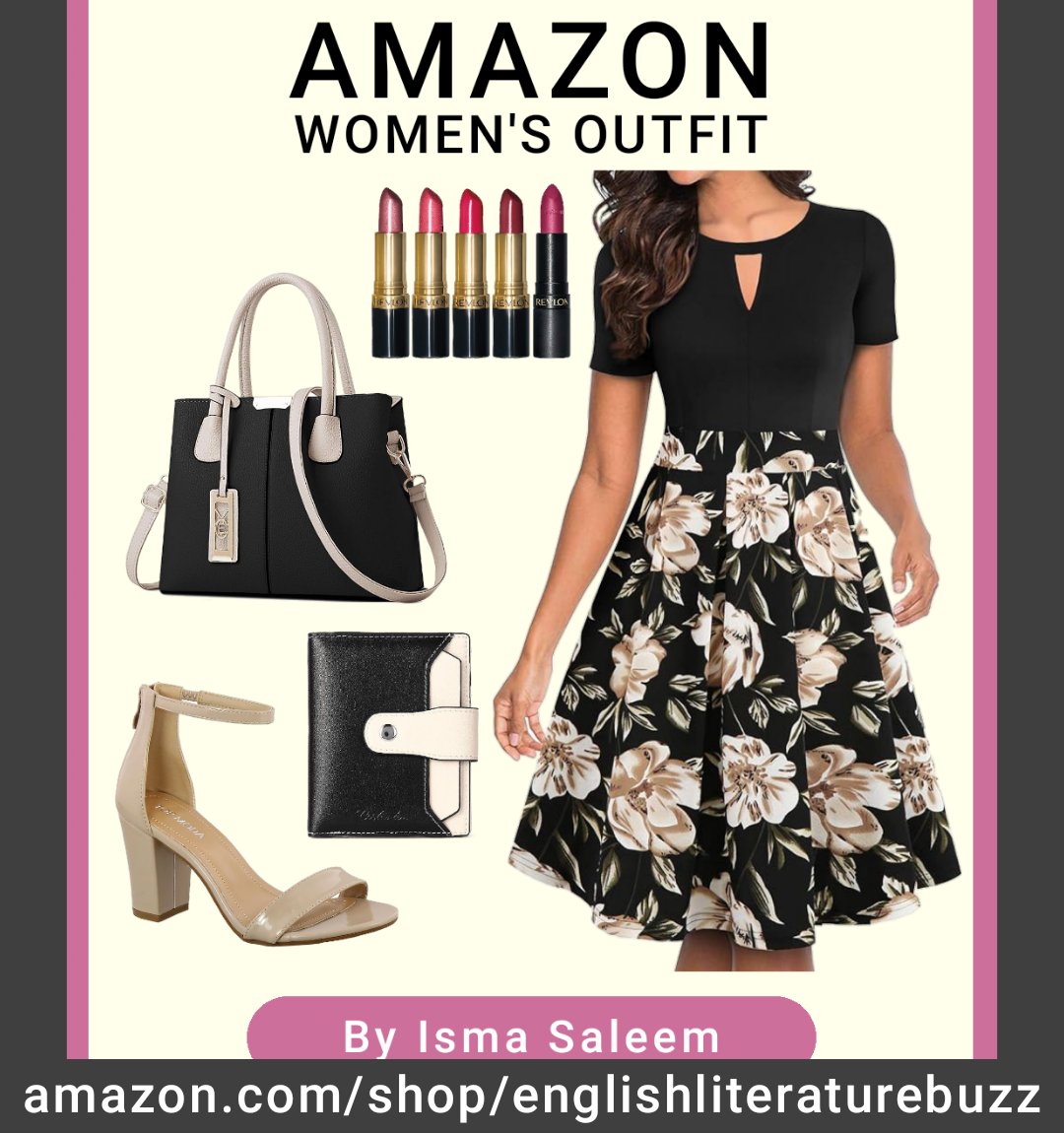 Get this beautiful outfit for women on Amazon.
amazon.com/shop/englishli…
#Ad
#Amazon #outfit #outfitoftheday #amazonfashion #fashion #fashionblogger #amazonfinds #founditonamazon #dress #heels #wallet #handbag #lipstick #makeup #purse #womenfashion #womensstyle #womenswear