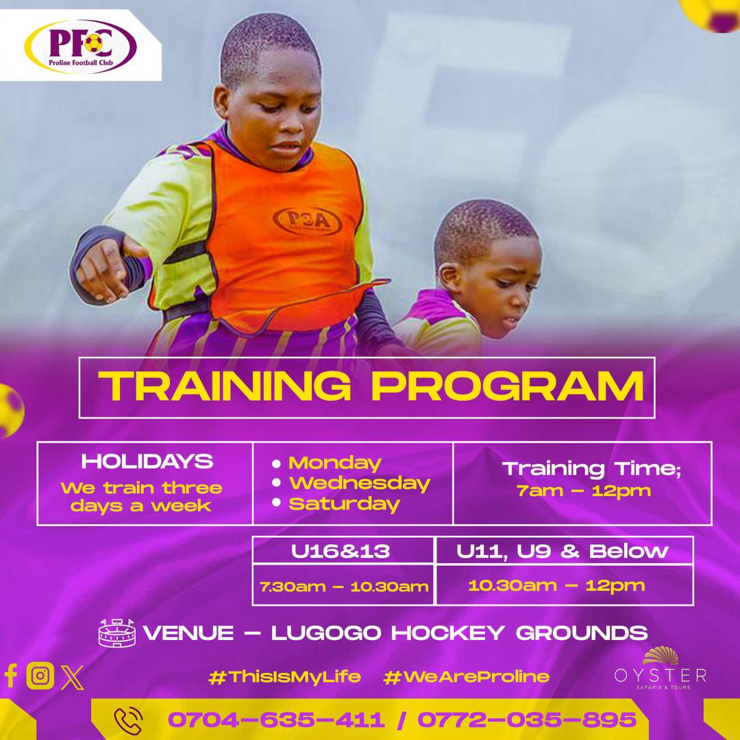 As School Times take a Break-off, Our Holiday Training Program resumes 👊 #ProlineSoccerAcademy #ThisIsMyLife❤️