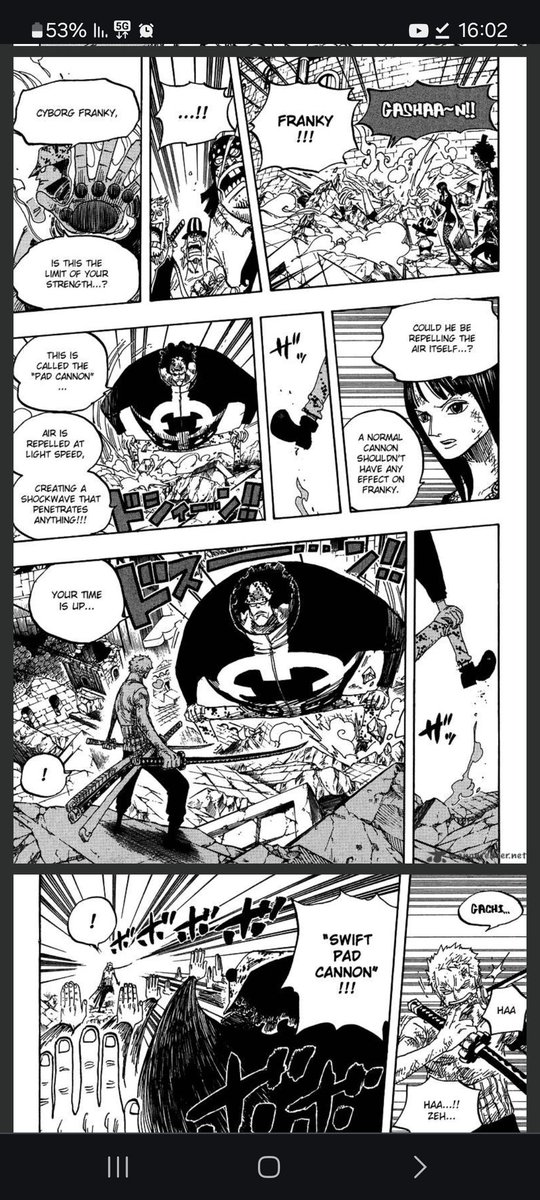 @kurosxkiaep @eric_am9 The definition of mid difd diffing is defeating your opponent with medium difficulty 🤡 
BTW
Pre time skip zoro have light speed fits.
'Air is repeled at light speed'