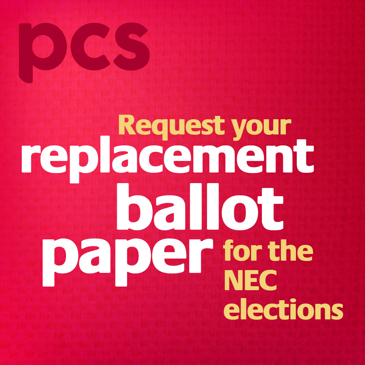 pcs_union's tweet image. If you haven’t had – or have lost – your ballot paper for the important NEC elections, here’s what to do  👇

pcs.org.uk/news-events/ne…

#PCS #HaveYourSay