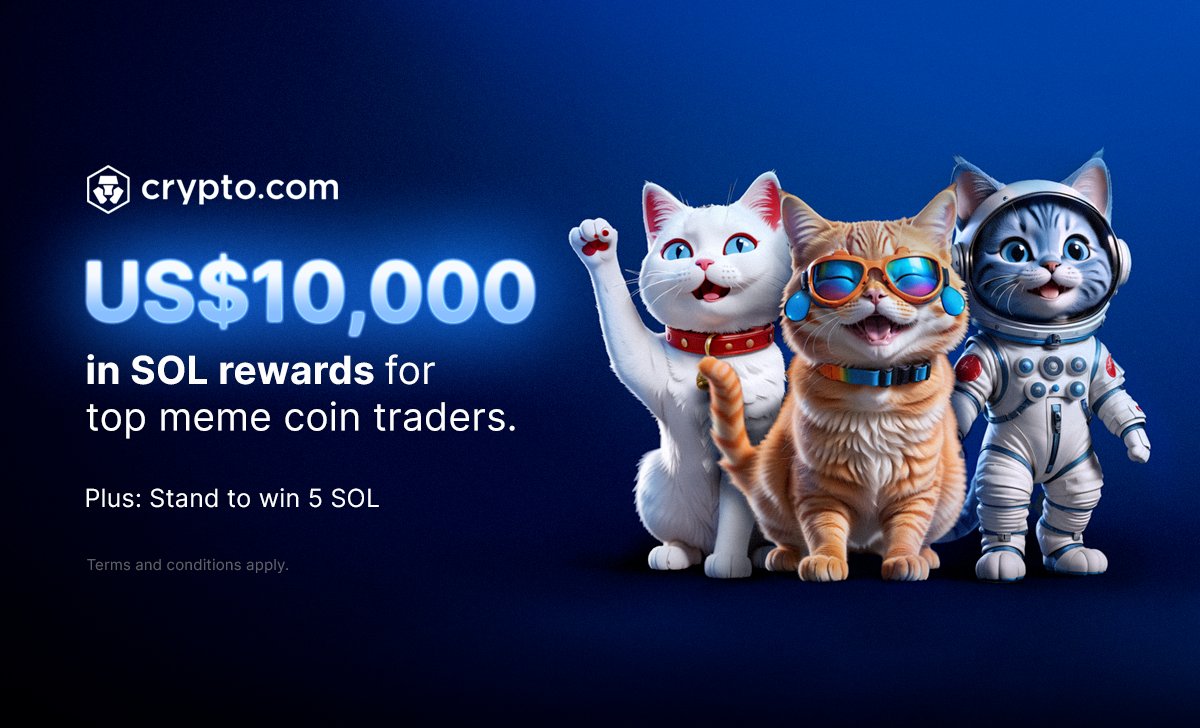 Cat-themed meme coins are surging, with top movers seeing serious gains 😼  For a limited time only, trade $MANEKI, $MOG, or $WEN for the chance to win  up to 5 $SOL 🔥