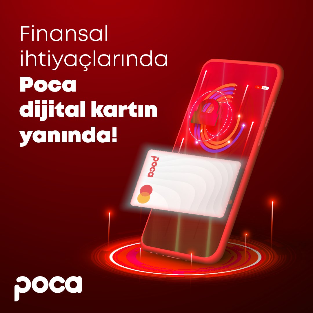 Poca dijital kartınız, avantajlı finansal işlemleriniz için yanınızda! 💳 Hemen Poca’yı indirin, finansal işlemlerinide avantajların keyfini çıkarın. #Poca #PocaCebinde #ParanCebinde #DijitalKart