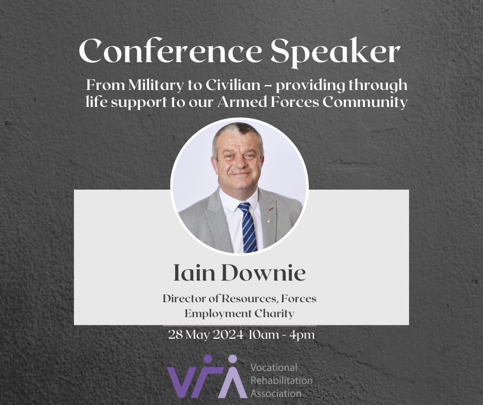 Have you got your conference tickets yet? You wont want to miss this session: Iain Downie - Director of Resources, Forces Employment Charity eventbrite.co.uk/e/872388857557…