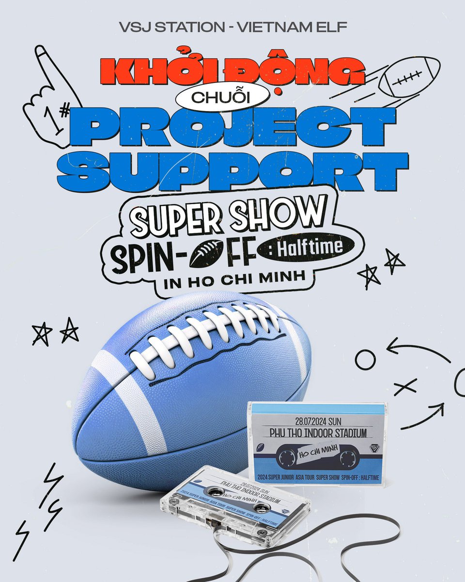 𝐊𝐇𝐎̛̉𝐈 Đ𝐎̣̂𝐍𝐆 “𝗦𝗨𝗣𝗘𝗥 𝗝𝗨𝗡𝗜𝗢𝗥 * 𝐀𝐒𝐈𝐀 𝐓𝐎𝐔𝐑 – 𝐒𝐔𝐏𝐄𝐑 𝐒𝐇𝐎𝐖 𝐒𝐏𝐈𝐍-🏈𝐅𝐅: 𝐇𝐚𝐥𝐟𝐭𝐢𝐦𝐞 𝐢𝐧 𝐇𝐎 𝐂𝐇𝐈 𝐌𝐈𝐍𝐇"

#SuperShow_SpinOff_Halftime #SSS_HALFTIME #슈퍼주니어 #SUPERJUNIOR  #SpinOff_in_HoChiMinh #SUPERJUNOR_SPINOFF_VIETNAM