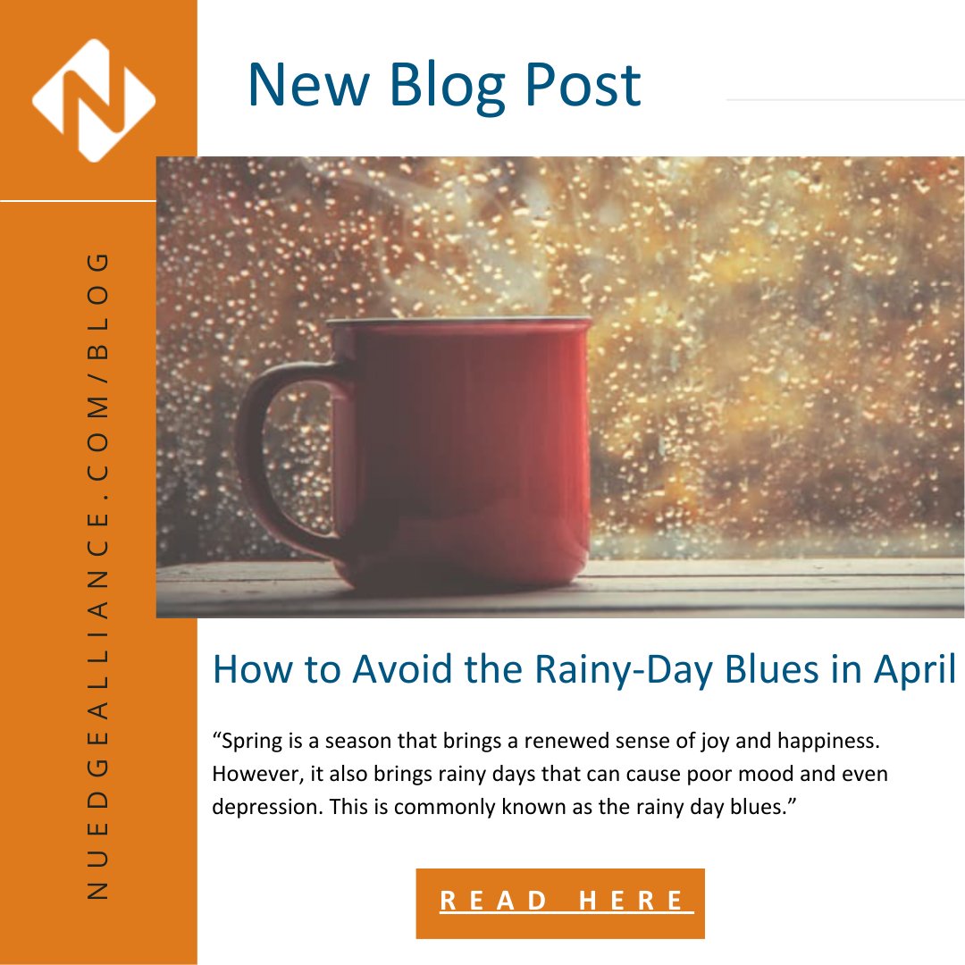 Read our latest blog post to learn how to avoid the rainy-day blues this spring season.

Read here: nuedgealliance.com/blog/how-to-av…

#NuEdgeAlliance #Blog #SpringHealth