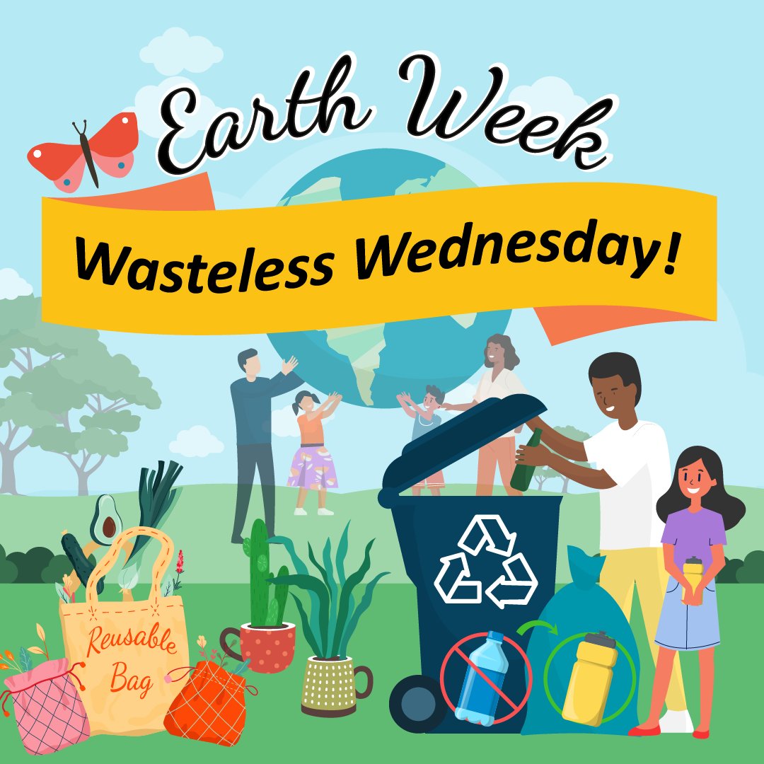 Wasteless Wednesday ♻️ Make your waste magically disappear by reusing, refusing single use items, and reinventing so that old becomes new!