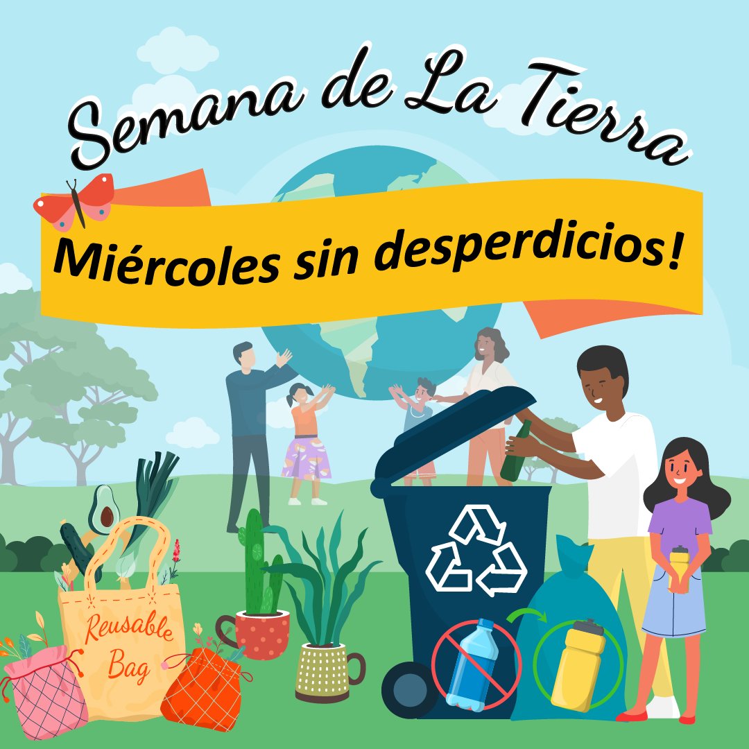 Miércoles sin residuos ♻️ ¡Haz que tus residuos desaparezcan mágicamente reutilizando, rechazando artículos de un solo uso y reinventándolos para que lo viejo se convierta en nuevo!