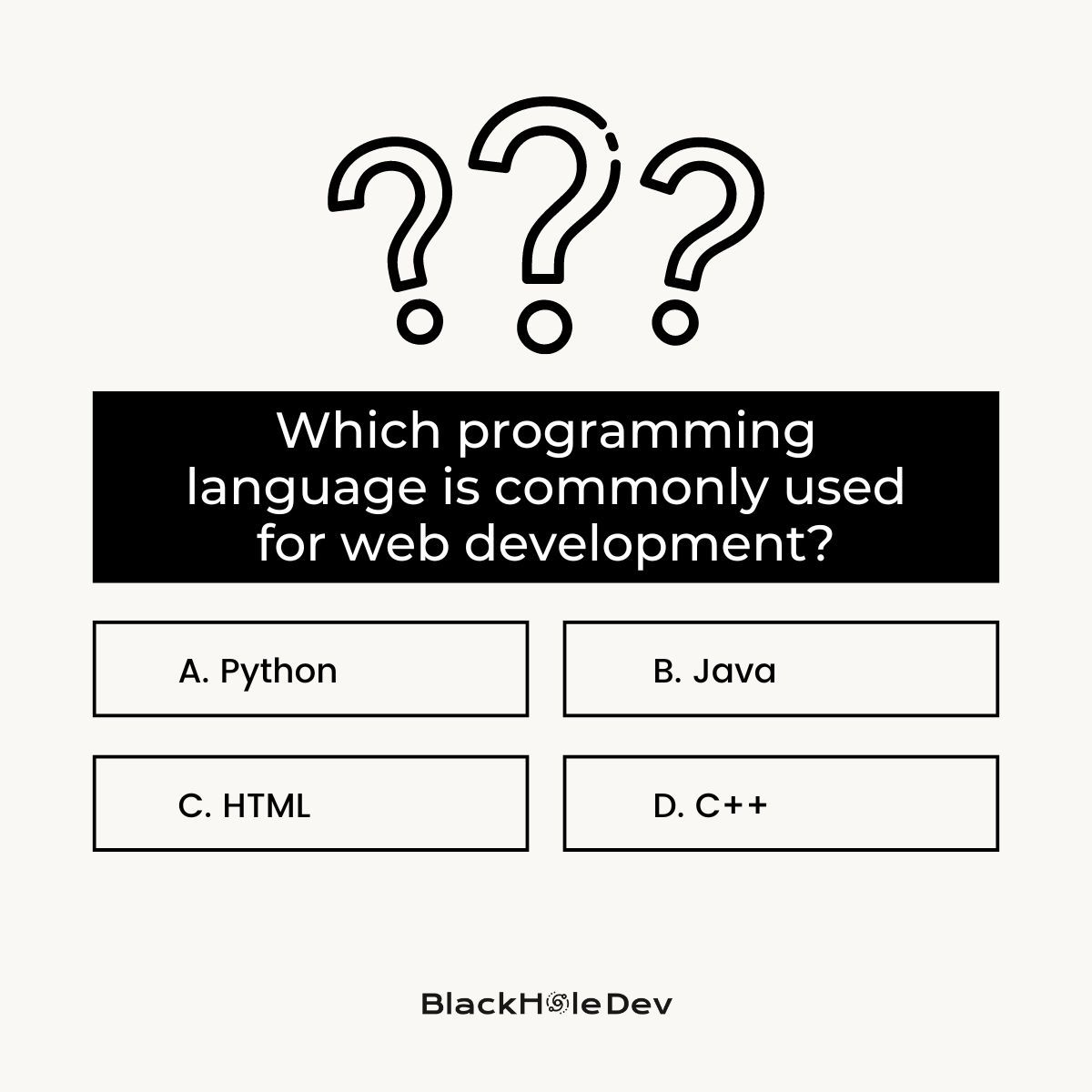 Which languages is Commonly used For Web development ?
#QnA