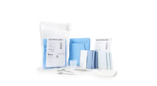 Busse Hospital Disposables Suture Tray Kit:
(1) CSR Overwrap
(1) 5 Inch Fine Point Halsey Needle Holder
(1) 4-1/2 Inch Straight Iris Scissors
(1) 1 X 2 Inch Fine Point Adson Tissue ...
#wecare #becausewecare #healthcare #medicalsupplies

Shop at: zurl.co/fBDM?utm_sourc…