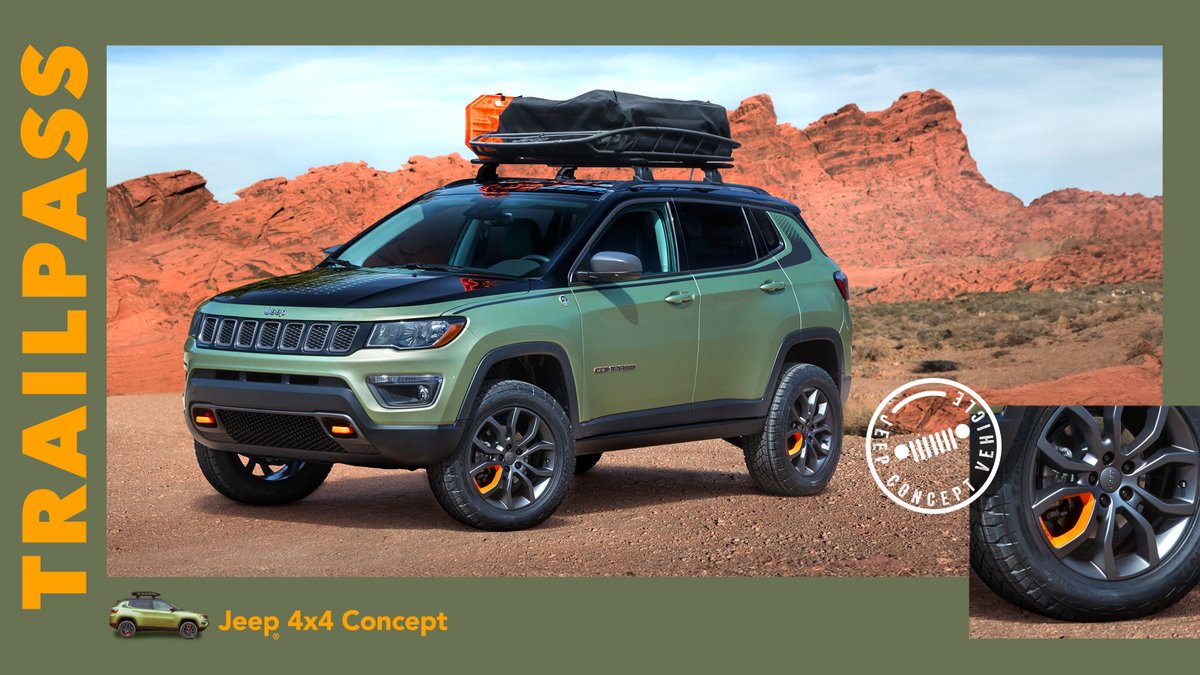 Jeep's tweet photo. Which concept would you test drive? 👀 Tell us your answer below!
Concept vehicles and features shown, not available for purchase. Features and products shown are for illustrative purposes only. https://t.co/nCrfPdZbl7