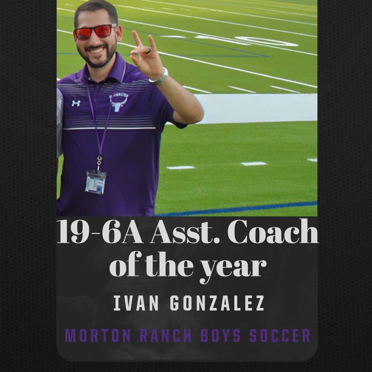Congratulations to Coach Searle on being voted 19-6A Head Coach of the year and Coach Gonzalez on being voted 19-6A Asst. Coach of the Year!