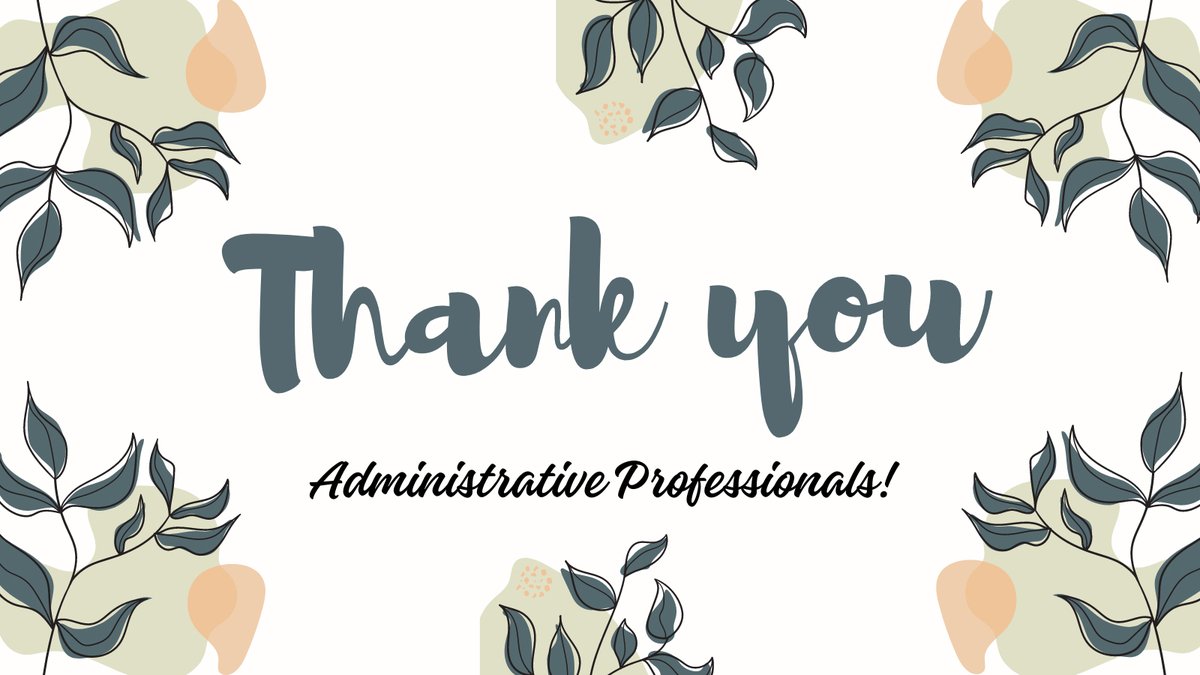 It's Administrative Professionals Week, and today is Administrative Professionals Day! Thank you to our office and administrative support staff for all you do to support #TeamGCPS!