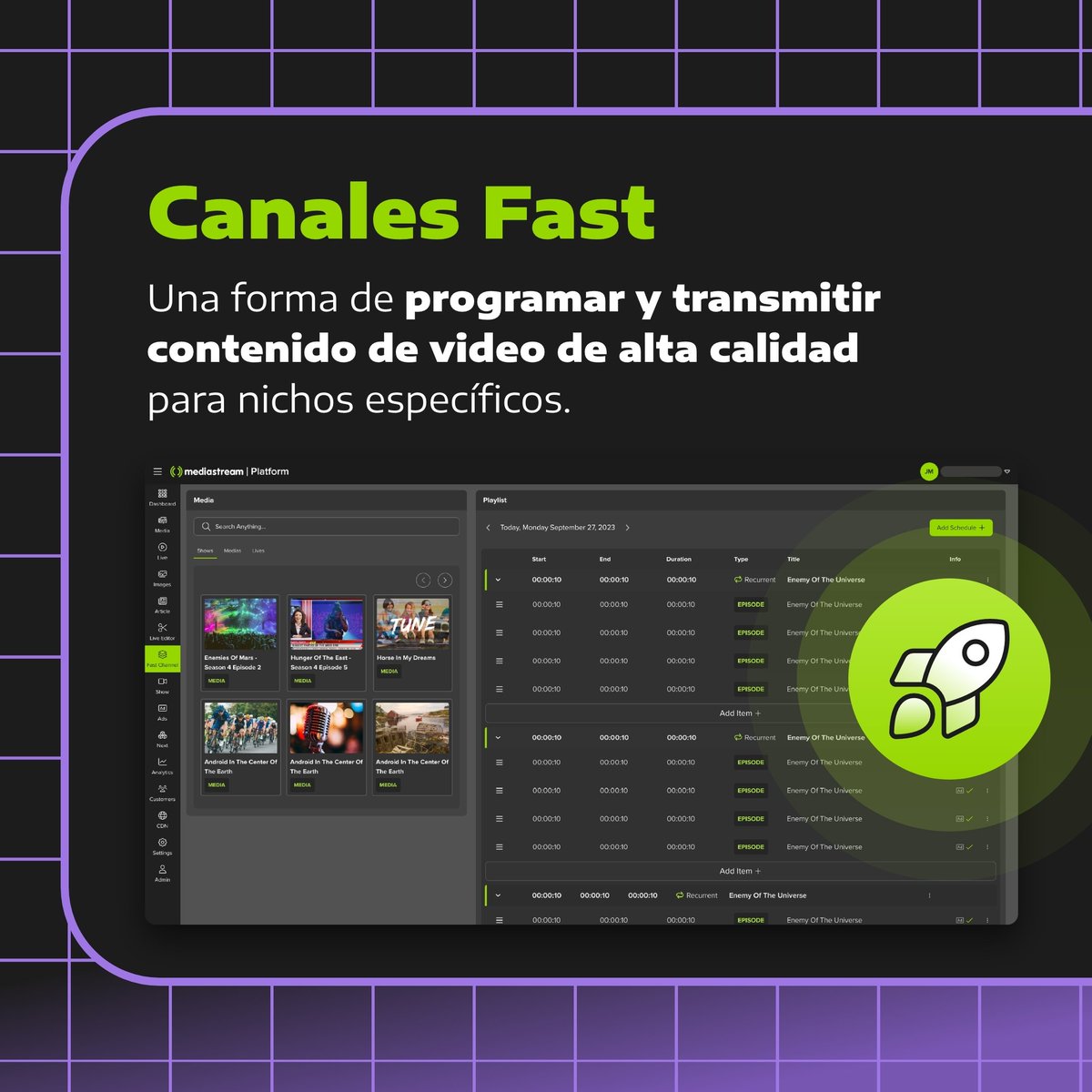 Mediastream tweet media