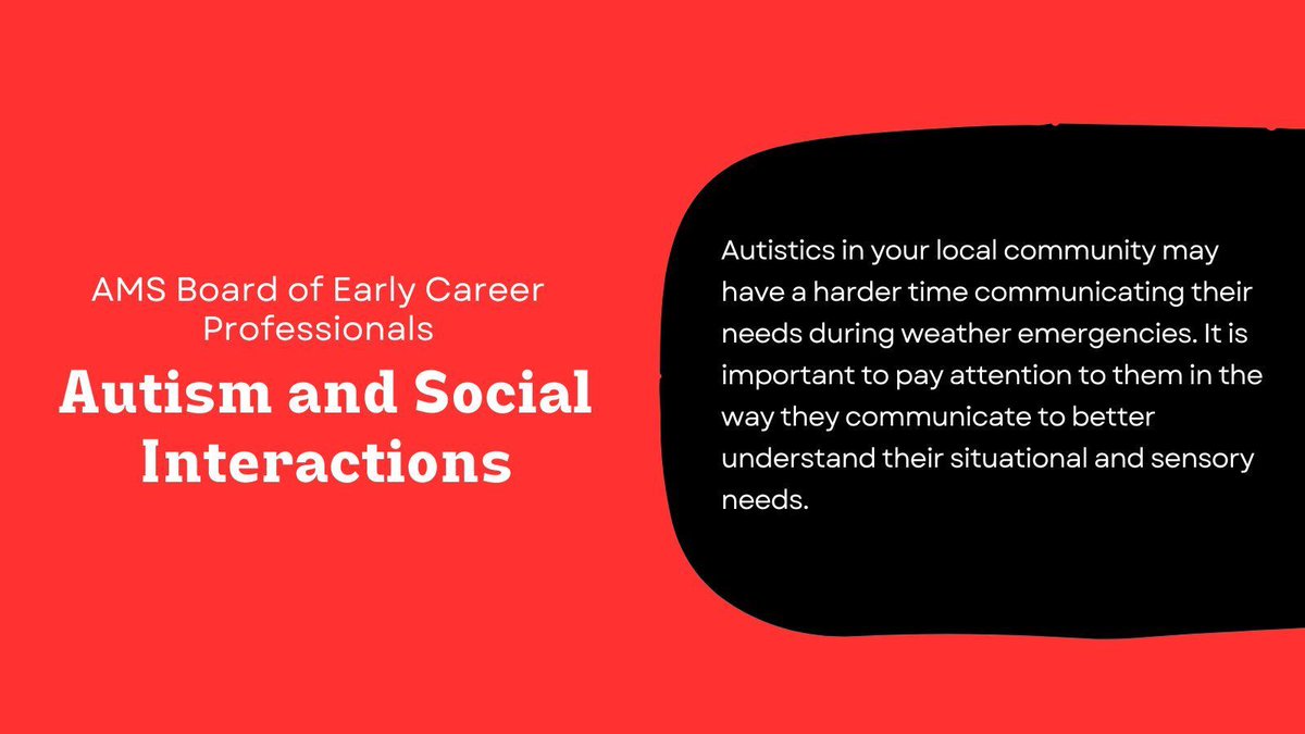 April is National Autism Acceptance Month. Today's post is a great reminder that we need to think about the different needs of all community members during emergencies (and every day).