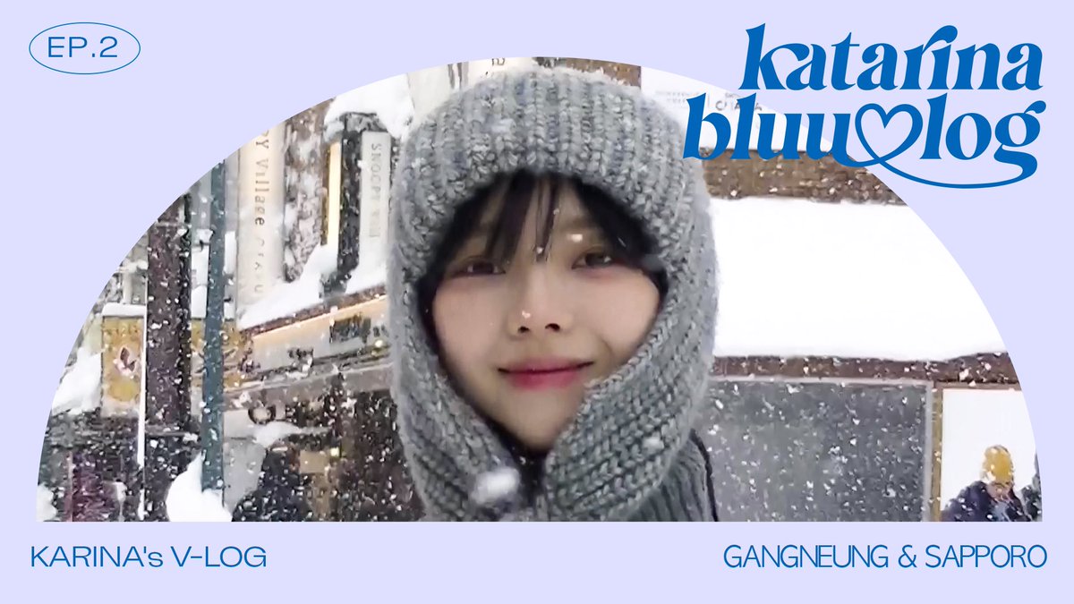 인간 눈사람이 되어가는 중 ☃️ | KARINA in Gangneung & Sapporo | katarinabluu-log youtu.be/-IciW3tLF7Y #aespa #æspa #에스파 #KARINA #카리나 #katarinabluu_log #Vlog