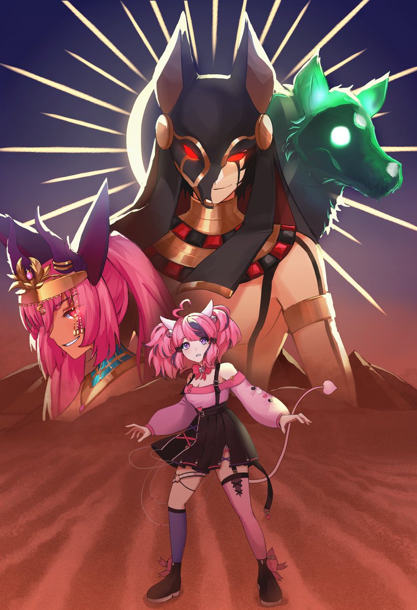 WeirdosAround's tweet photo. Introducing the art for #Ephemerium Redux's Egypt chapter, courtesy of the amazing @maitsuarts ! You can try the Egypt chapter's demo here: https://t.co/o1fiB3FJxB
Many thanks to @Wolf_Anubite & @TyrokiO for lending their voice talents to this chapter!
#ironmouseart #TrickyPiccy #TrickPix #ArtWolfAnubite
#Vtubers #Vtuber #fangame #VtubersEN #VtuberEN #VShojoArt #VShojo #indiedev #indiegame #UnrealEngine5