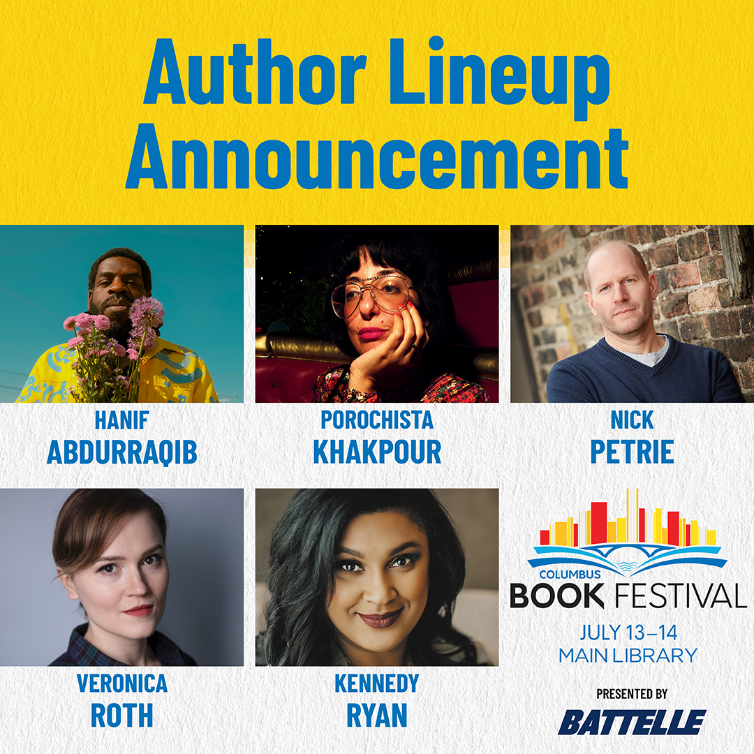 Introducing your Columbus Book Festival 2024 headlining authors 🎉