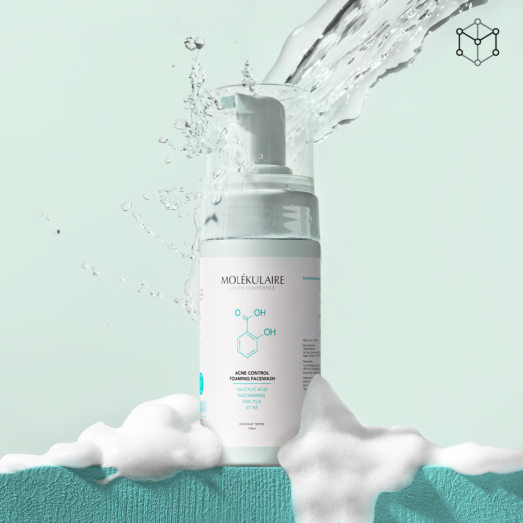 molekulaire's tweet photo. Say goodbye to breakouts! 💫 Our Acne Control Foaming Facewash combines Salicylic Acid, Zinc PCA, and Niacinamide to effectively target acne-prone skin. 

#molekulaire #healthyskin #Livethehealthylook #UnveilConfidence #Facewash #Salicylicacid #niacinamide https://t.co/haSv6cGhir