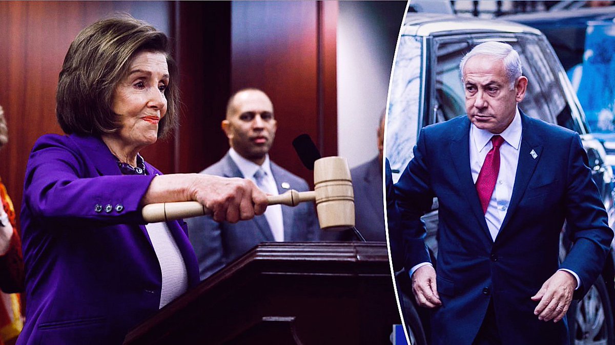 Megatron_ron's tweet photo. 🇺🇲🇮🇱 Nancy Pelosi: Netanyahu should resign, he is responsible

 "We recognize Israel's right to protect itself. We reject the policy and the practice of Netanyahu — terrible. What could be worse than what he has done in response?"  she said.  "He should resign. He's ultimately responsible," she added.

 "I don't know whether he's afraid of peace, incapable of peace, or just doesn't want peace. But he has been an obstacle to the two-state solution," she added.

This is all show for the masses...