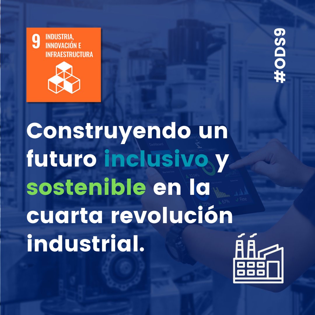 ¡Un futuro industrial inclusivo y sostenible está a nuestro alcance! 🏭💡 
La innovación y la tecnología son nuestros aliados clave para transformar nuestras comunidades y crear oportunidades para el progreso en la nueva revolución industrial #ODS9.  💪🌍