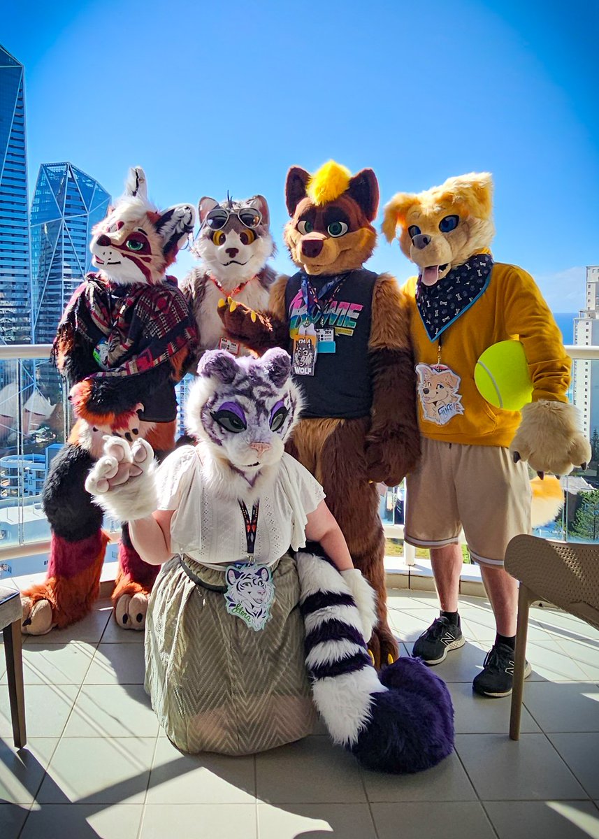AyVex_'s tweet photo. Finally getting a chance to sit down and make a post about how amazing #FurDU2024 was. Mad love to all the floofs who made my first con experience so memorable. Can't remeber the last time I've felt so welcome somewhere or had so much fun in such a short amount of time! 💕 https://t.co/SuSWSc3rjM