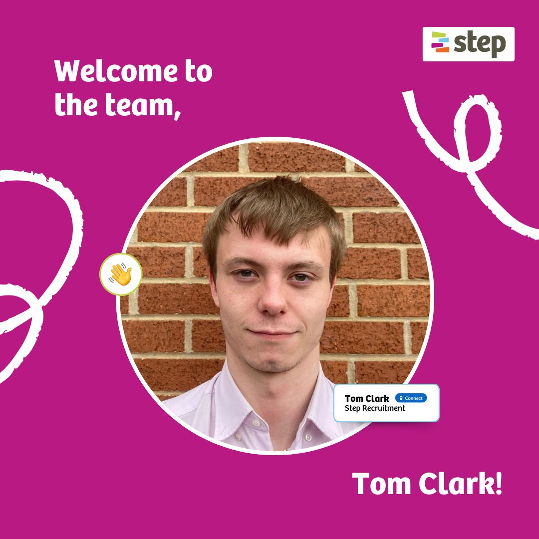 Meet Tom Clark – our newest Recruitment Consultant.
 
If you'd like to reach out to Tom to see how he can help you, you can contact him at t.clark@step.org.uk.
 
#graduaterecruitment #graduatejobs #stepteam #newteammember #recruitmentconsultant #graduatesupport #graduatecareer