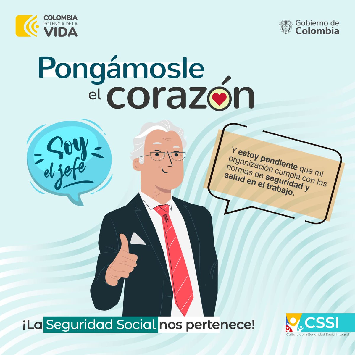 RiodOroCesar's tweet photo. La seguridad y salud en el trabajo son indispensables para minimizar o eliminar el riesgo de sufrir accidentes o enfermedades relacionados con el trabajo. @minsaludcol @malejaqui 
#pongamosleelcorazon #seguridadsocial   #culturadelaseguridadsocial
#riodeorosetransforma https://t.co/FLHTZvuyGx