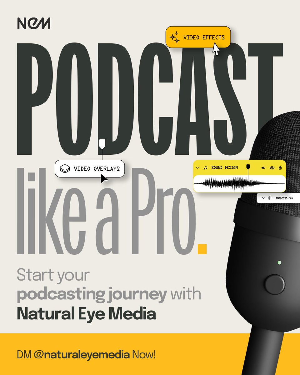 Ready to start your podcast journey with us? DM us today!

#podcasting #podcastproduction #podcaster #brandedpodcast #newpodcast #creativeagency #podcaststudio #podcastsetup