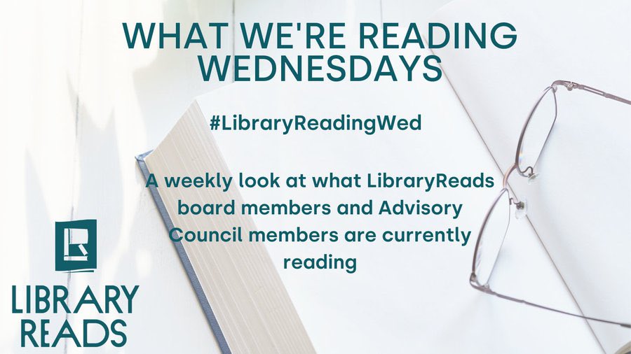 Freeze warning tonight? What's up with Spring this year. I guess it wants us to stay inside and read! What are library staff reading for #LibraryReadingWed this week?