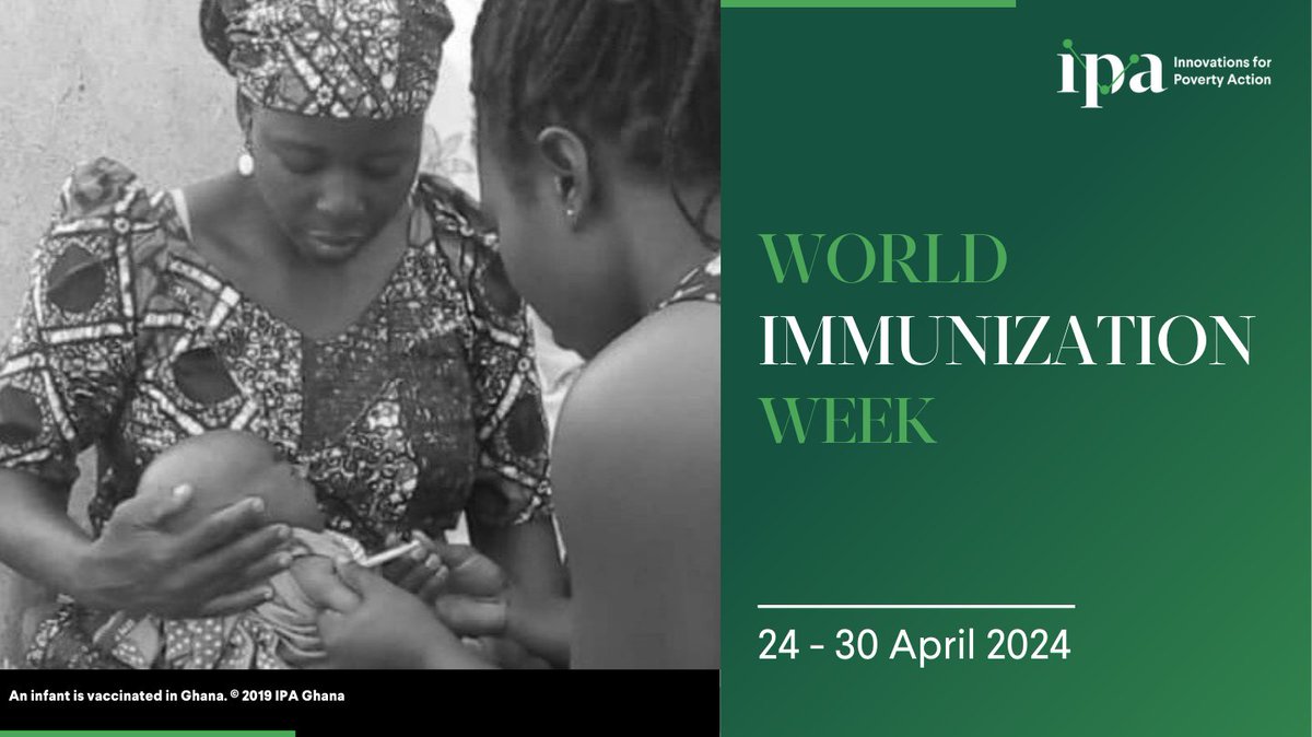 Today marks #WorldImmunizationWeek! Childhood immunization saves live. #DidYouKnow that 2 out of 14 #BestBetsIPA innovations—mobile phone reminders & social signaling—can potentially increase routine #ChildhoodImmunization uptake on a large scale? Find out bit.ly/bestbetsipa