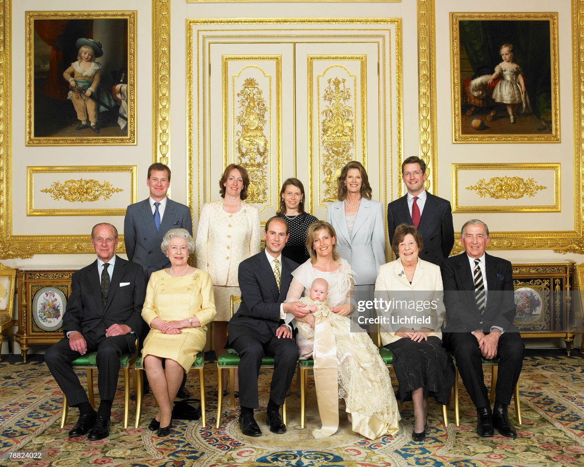 #OTD 20 years ago. Lady Louise Windsor was baptised in the Private Chapel of Windsor Castle on 24 April 2004 by David Conner, the Dean of Windsor; her godmother is Lady Sarah Chatto.

Lady Louise was the last child to wear the original royal christening gown.