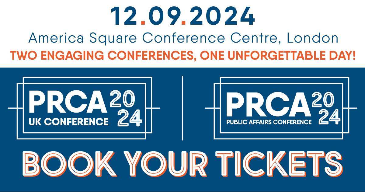 𝐒𝐚𝐯𝐞 𝐓𝐡𝐞 𝐃𝐚𝐭𝐞! Our PRCA 2024 UK / Public Affairs Conference is now live. Details: ow.ly/iHtz50RiNWb