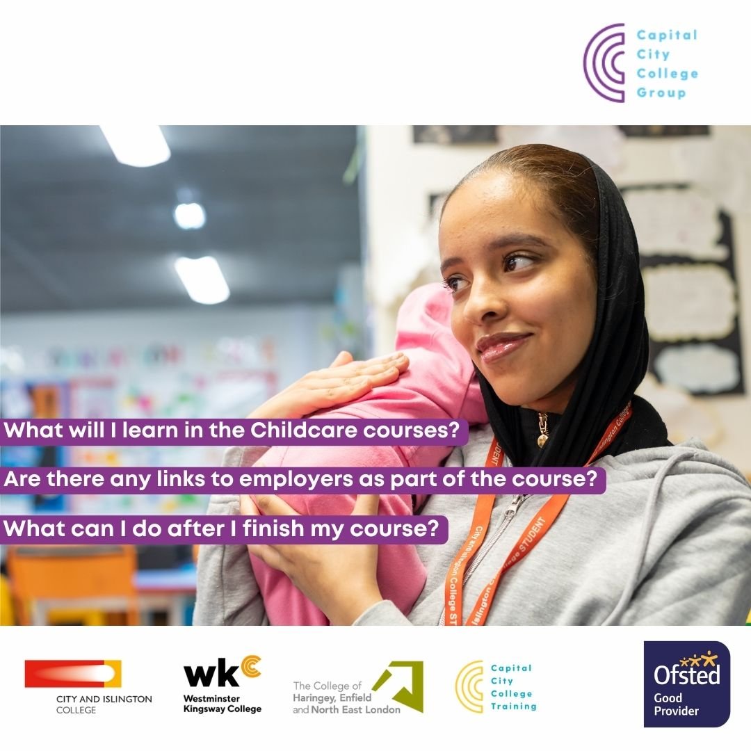 Spotlight Event: Childcare ⭐ Thursday 9th May 📅 9:30am - 12:00pm 🕘 Westminster Kingsway College, Regents Park Centre📍 Click here to learn more: eu1.hubs.ly/H08M-N90 #childcare #careers #college #London