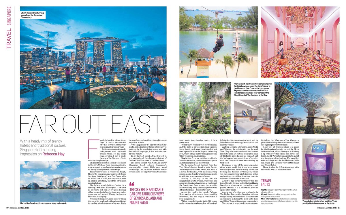 Happy memories of a fabulous visit to stunning #Singapore. Check out my article @pressjournal and hopefully be inspired to visit. @TravWriters