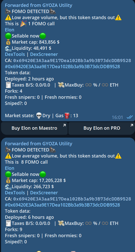 Another day, another win for $GYOZA holders! Now #Elon 
Something else tomorrow, something else daily!