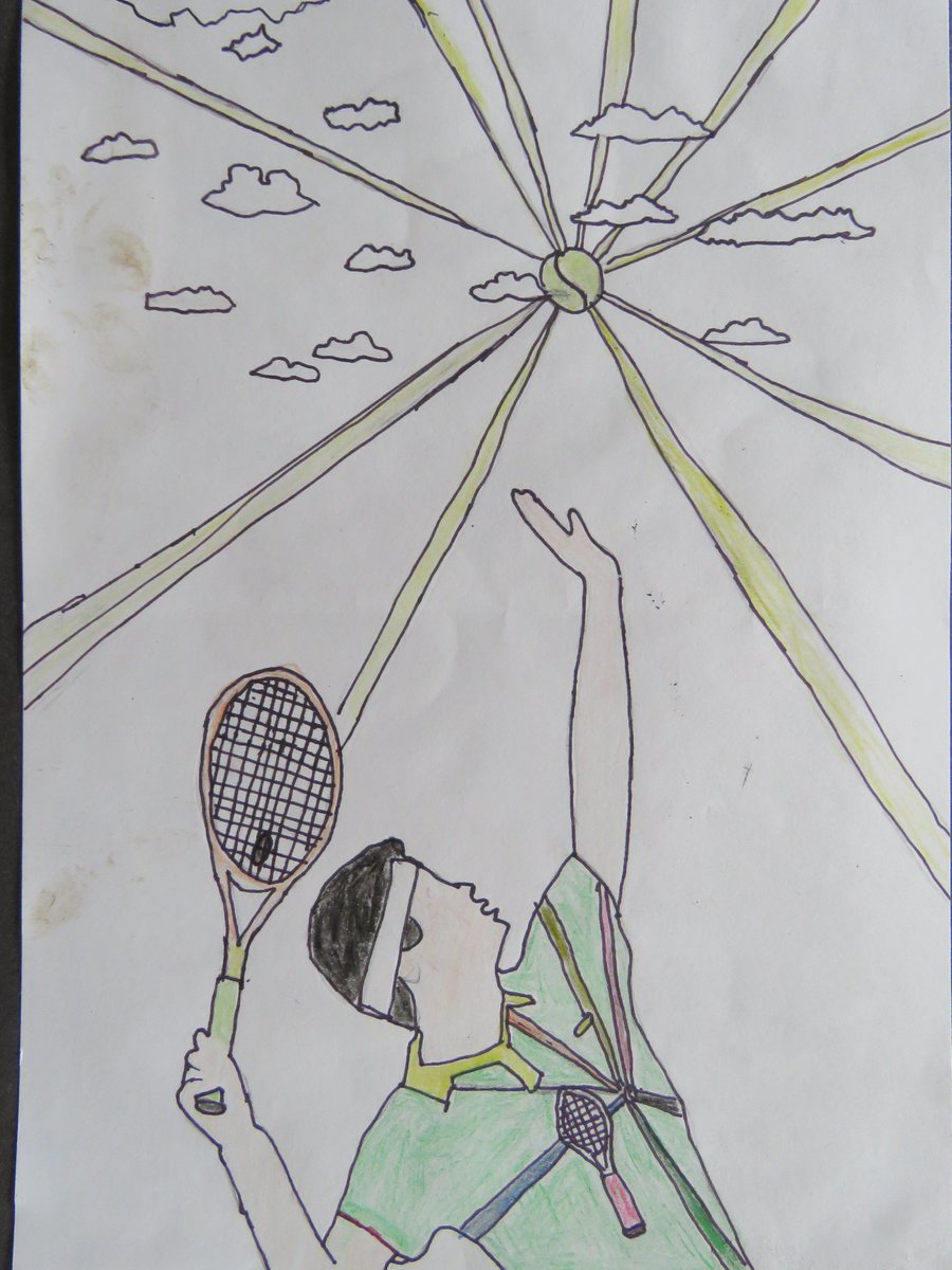 Some fantastic artwork coming in for our #Olympics themed Easter holiday Art and Design Challenge.  Artwork by Gus, Bella H. and Arlo, all in Grp 1 ( year 4)