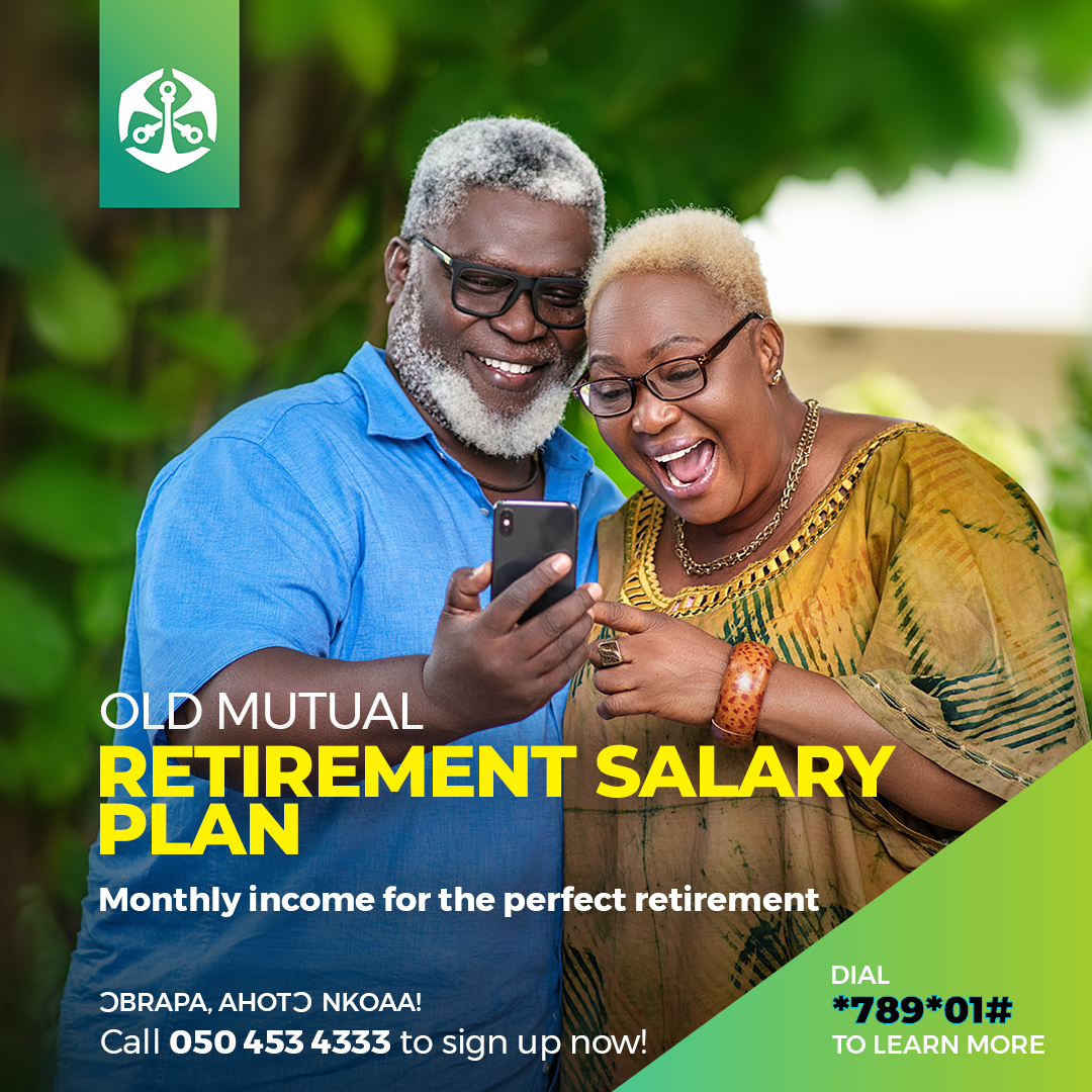 oldmutual_gh's tweet photo. Retire on your own terms. Invest a lumpsum in the Old Mutual Retirement Salary plan today and receive a monthly income for the perfect retirement. 

Call 050 453 4333 or visit https://t.co/5eksbnyfCm to sign up.

#oldmutualretirementsalary
#OldMutual https://t.co/ba8yC7tvOe