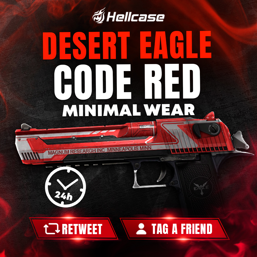 🎁 FAST GIVEAWAY 🏁 👇 Tag Your Best Friend & Like 🚀 Follow us 🔥 Retweet this post 😎 The winner of the previous giveaway is @Beadel856 #hellcase #csgo #cs2 #csgoskin #csgoskins #csgoskinsgiveaway #csgocases #csgocase #hellcasegiveaway #csgoskinsfree #csgoskinsgiveaway