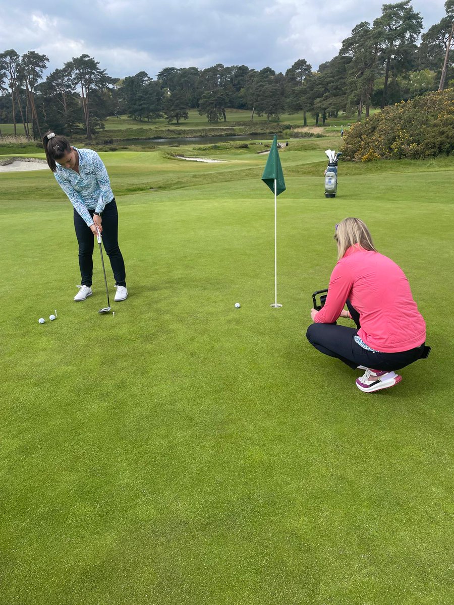 Lovely morning spent at Parkstone Golf Club. Here's me making sure I didn't get my feet in the shot! 😜