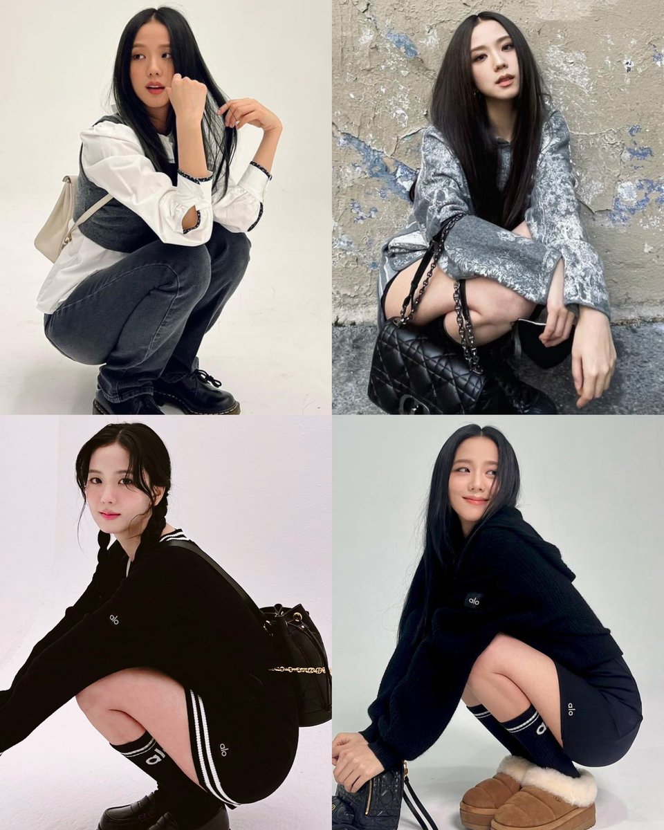 jisoo's signature pose